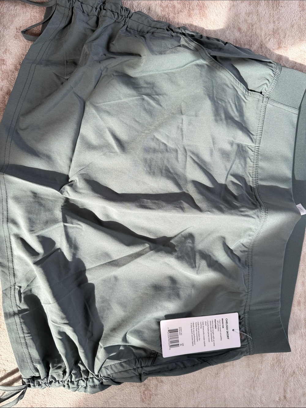 Marika Olive Green Athletic Shorts
